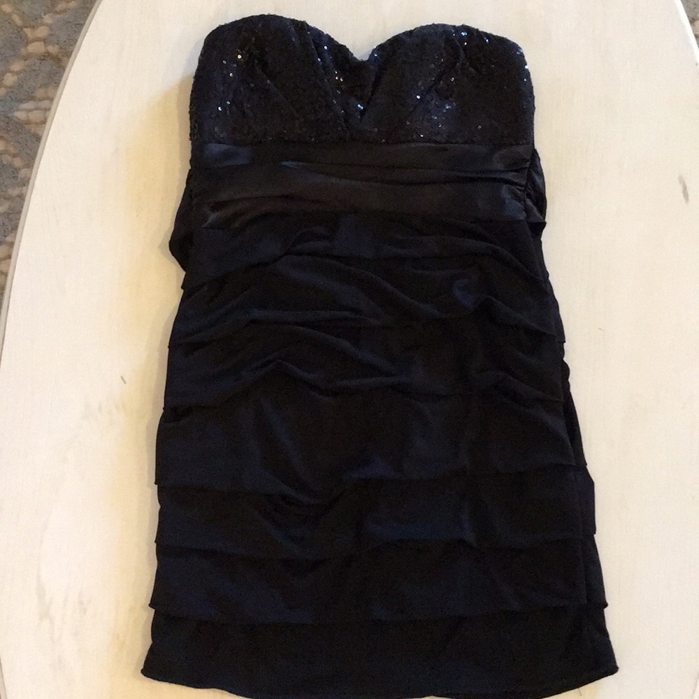 Black evening dress